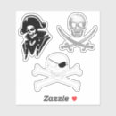 Search for pirate captain stickers Crossbones
