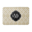 Search for moroccan quatrefoil pattern bath mats Girly