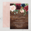 Search for rustic burgundy invitations Blush