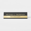 Search for black and gold name plates Modern