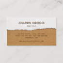 Search for ripped business cards Torn