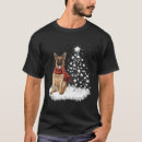 Search for german shepherd christmas tshirts Snow