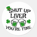 Search for irish pub stickers Shamrock