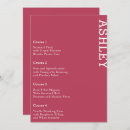 Search for guests name wedding menus Simple