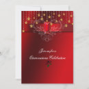 Search for ruby red and gold invitations Elegant