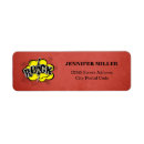 Search for rock and roll return address labels Rocker