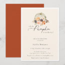 Search for floral pumpkin baby shower invitations Modern