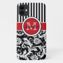 Search for red white black cases Damask