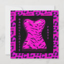 Search for hot pink leopard invitations Party