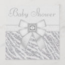 Search for bling baby shower invitations For her