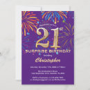 Search for surprise 21st birthday invitations Adult birthday party