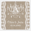 Search for rustic burlap and lace stickers Beige