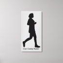 Search for female silhouette art Cross country