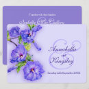 Search for hibiscus wedding invitations Purple