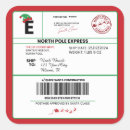 Search for santa mail stickers North pole