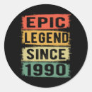 Search for 1990 stickers Birthday