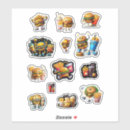 Search for food cartoon stickers Fries