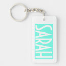 Search for your name on rectangular key rings Unique