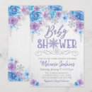 Search for snowflakes baby shower invitations Floral