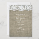 Search for burlap and lace wedding invitations Barn