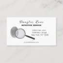 Search for private investigator business cards Agency