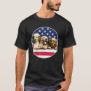 Search for 4th of july golden retriever tshirts Flag