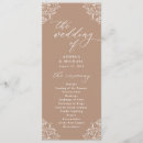 Search for vintage wedding programs Elegant
