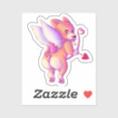 Search for cute dog valentine stickers Cupid