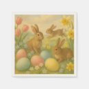 Search for vintage easter napkins Floral