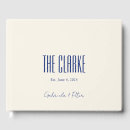 Search for navy blue wedding guest books Chic