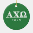 Search for letter o christmas tree decorations A chi o