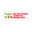 Search for sombrero return address labels Fiesta