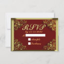 Search for anniversary rsvp cards Gold