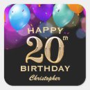 Search for black balloon stickers Happy birthday