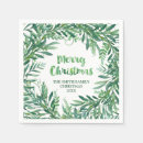 Search for tropical christmas napkins Watercolor