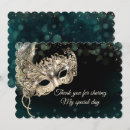 Search for masquerade thank you cards Black