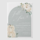 Search for white pumpkin bridal shower invitations Fall in love