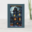Search for victorian halloween cards Haunted house