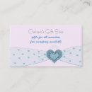Search for baby boutique business cards Blue