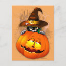 Search for cute pumpkin postcards Kitty
