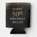 Search for 50th birthday can coolers Gold