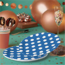 Search for blue and white polka dots plates Minimal