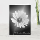 Search for black and white sympathy cards Flower