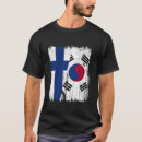 Search for south korean flag tshirts Half