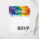 Search for equal rsvp cards Rainbow