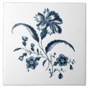 Search for flower print tiles Vintage