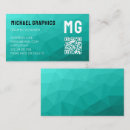 Search for turquoise business cards Modern