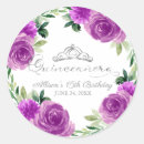 Search for purple quinceanera Floral