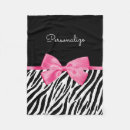Search for zebra print blankets Girly