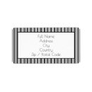 Search for striped return address labels Stripes